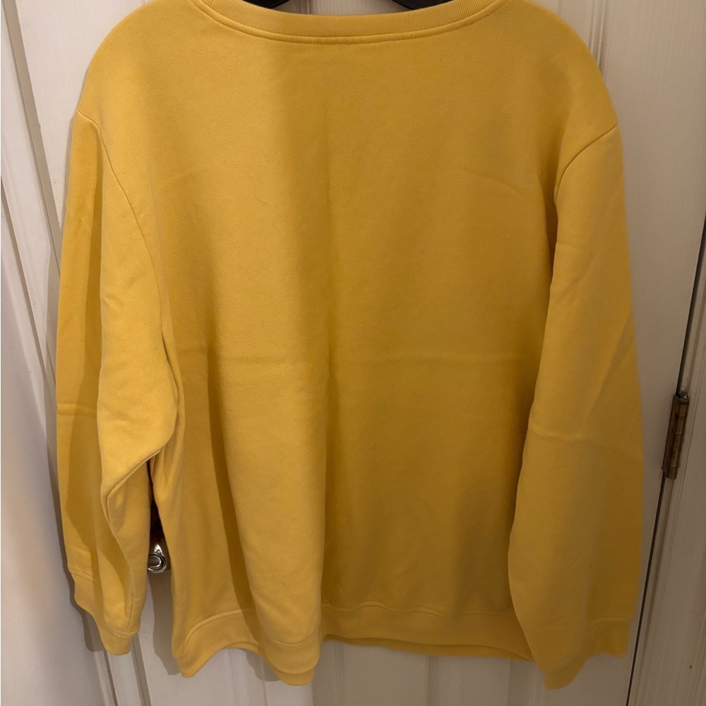 Casual Mustard Yellow Sweatshirt - Picture 5 of 5